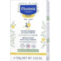 صابون کرمی کودک موستلا با کلد کرم Mustela Gentle Soap with Cold Cream مناسب پوست خشک